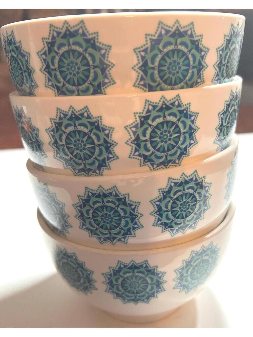 Royal Norfolk Medallion Ceramic Bowls.  Sold individually.